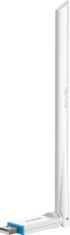 WiFi безжична карта/адаптер TENDA U2 AX300,Wi‑Fi 6, 2.4GHz, 6dBi антена, USB2.0, бял снимка 1