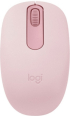 Мишка Logitech M196 Bluetooth, оптична, 1000 DPI, 2 бутона, розов снимка 1