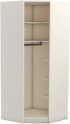  Ъглов гардероб YORK - крем снимка 1