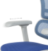 Ергономичен стол ERGOHUMAN ELITE 2 - сива рамка - син снимка 14