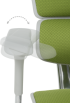 Ергономичен стол ERGOHUMAN ELITE 2 - сива рамка - зелен снимка 18