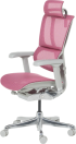 Ергономичен стол ERGOHUMAN IOO ELITE 2 - сива рамка - розов снимка 4