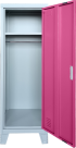 Метален шкаф Carmen CR-1605-1 JZ - сив / розов снимка 3