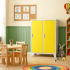 Метален шкаф Carmen CR-1605-2 JZ - сив / жълт снимка 2