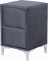 Нощно шкафче за спалня BELLA - графит 29 снимка 3