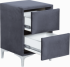 Нощно шкафче за спалня BELLA - графит 29 снимка 4