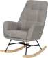 Люлеещо кресло BIANCA - сиво снимка 4
