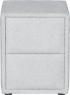 Нощно шкафче за спалня COMO - сребърен AN снимка 2