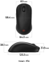 Мишка ZOWIE U2-DW 4K, геймърска, оптична, безжична, 2.4G, 3200 dpi, черен снимка 6