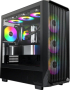 Montech кутия Case ATX - X5 (B) - 4 A-RGB fans, USB-C снимка 2