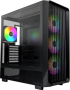 Montech кутия Case ATX - X5 (B) - 4 A-RGB fans, USB-C снимка 1