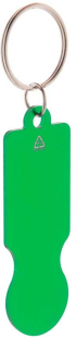 Cool Ключодържател Ralucart, алуминиев, 69 х 23 х 2 mm, зелен снимка 1