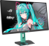 Монитор ASUS ROG Strix XG27ACMEG-G Hatsune Miku Edition, 27", Fast IPS, 2560x1440, 260 Hz, 1ms, G-Sync Compatible, FreeSync Premium снимка 3