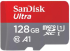 Карта памет SanDisk Ultra microSDXC 128GB + SD Adapter 140MB-s A1 Class 10 UHS-I снимка 2
