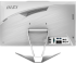 Компютър All-In-One MSI PRO AP222T 13M-435EU, 21.5", FHD 1920 x 1080, Intel Pentium G7400 3.7GHz, 4GB DDR4, 128GB SSD, Win 11 Pro. Бял снимка 4