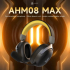 Ajazz безжични геймърски слушалки Wireless Gaming Headphones - AHM08 MAX Black, Gray, Yellow - Bluetooth , 2.4G снимка 10