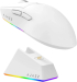 Ajazz професионална геймърска мишка AJ139 V2 MC - Wireless Gaming Mouse - 1K, Magnetic Charging Dock, White снимка 4