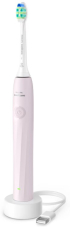 Четка за зъби Philips Sonicare 2100 Series HX4021, 2 степени на интензивност, SmartTimer, Quadpacer, розов снимка 2