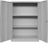 Шкаф RFG, метален, с два рафта, 900 х 400 х 1300 mm, сив снимка 3