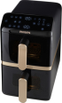 PHILIPS Airfryer Серия 4000, Двойни кошници, Сензорен Екран, Черен снимка 4
