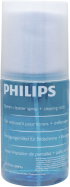 Почистващ продукт Philips SVC1116B, 200ml, антистатичен, микрофибърна кърпа, прозрачен снимка 2