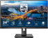 Монитор PHILIPS 242B1-00 - 23.8\'\' LCD IPS, 16:9 FHD (1920х1080), 75 Hz, 250 cd-m2, 4ms, VGA, DVI-D, DisplayPort, HDMI, USB HUB, Черен снимка 1