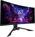 Монитор ASROCK PG34QRT2B, 34" VA, WQHD (3440 x1440) 21:9, 180Hz, 500 cd/m2, 1ms (MPRT), 2x HDMI, 2x DP, Черен снимка 2