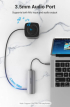 Vention докинг станция Docking Station Type-C - TOLHB - HDMI x 1, USB3.0 x 3, USB-C PD100W x 1, LAN x 1 (1Gbps), SD-TF, Audio снимка 9
