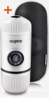 Кафемашина Wacaco Nanopresso + Case, ръчна, за еспресо, 18 bar, 80 мл, компактен размер, бял снимка 1