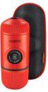 Кафемашина Wacaco Nanopresso + Case, ръчна, за еспресо, 18 bar, 80 мл, компактен размер, червен снимка 1