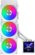 Водно охлаждане Lian Li HydroShift II LCD-S 360CL RGB, 360 mm, 3200 RPM, IPS LCD дисплей, бял снимка 3