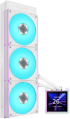 Водно охлаждане Lian Li HydroShift II LCD-S 360CL RGB, 360 mm, 3200 RPM, IPS LCD дисплей, бял снимка 4