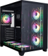 1stPlayer кутия Case ATX - MEGAVIEW MV8 Black - 7 x 120 mm A-RGB fans included снимка 1