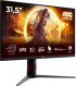 Монитор AOC Q32V4, 31.5" IPS WLED, 2560x1440, 75Hz, 4ms GTG, 250cd-m2, 1000:1, 20M:1 DCR, Adaptive Sync, Flicker Free, HDMI, DP снимка 2