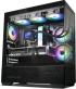 Кутия Zalman Case ATX - Chronix BLACK V2 - 3 x 120 mm A-RGB, USB-C, Tempered Glass снимка 2