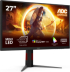 Монитор AOC U27G4XM, 27" Fast IPS MiniLED, 4K UHD (3840x2160), 160Hz, 1ms, 1200cd-m2, 1000:1, Low Blue Mode, HDMI, DP, USB hub, Черен снимка 2