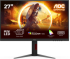 Монитор AOC U27G4XM, 27" Fast IPS MiniLED, 4K UHD (3840x2160), 160Hz, 1ms, 1200cd-m2, 1000:1, Low Blue Mode, HDMI, DP, USB hub, Черен снимка 1