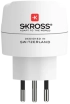 Контакт Преходник SKROSS 1500272CE World to CH+IT+BR, EU към Switzerland / Italy / Brazil, 10A, 2500W, бял снимка 3