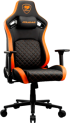 Геймърски стол COUGAR DEFENSOR F Gaming chair, Black Orange снимка 2