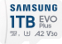 Samsung EVO+, 1 TB, mSD + Адаптер, карта microSDXC снимка 2