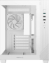 Кутия DeepCool CG330 3F WH - mATX, 3 ARGB Fans, 1x USB 3.0, 2x USB 2.0, 1х HD Audio, Бяла снимка 3