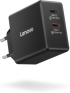 Кабел/адаптер Lenovo Dual USB-C 65W GaN Charger снимка 4