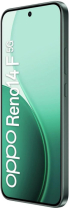 Смартфон OPPO Reno 14 F 8/256, 6.57" AMOLED FHD+ (2372×1080), 120 Hz, Snapdragon 6 Gen 1, 50 MP, 6000 mAh, 45 W, 5G, зелен снимка 4