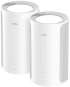 Безжични WiFi Mesh системa Cudy M11000 2-Pack, BE11000, Wi-Fi 7, Tri-Band (2.4/5/6 GHz), 2.5G WAN, 3×2.5G LAN, бял снимка 1
