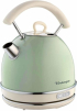 Кана Ariete 2877/04 Vintage Dom, 2000 W, 1.7 л, безжична, филтър, индикатор за ниво на водата, зелен снимка 1