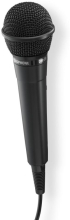Микрофон Hama Party 46000, динамичен, 100 Hz–10 kHz, 600 Ω, 3.5 mm, черен снимка 3