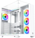 Xigmatek кутия Case ATX - Aqua V Arctic (H23A) - 7 ARGB Fans снимка 1