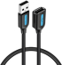 Vention Кабел USB 3.0 Extension AM - AF - 0.5M Black - CBHBD снимка 2