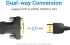 Vention Адаптер Adapter DVI M - HDMI F Gold plated - AILB0 снимка 2
