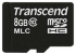 Transcend 8GB microSD Class10, MLC снимка 1